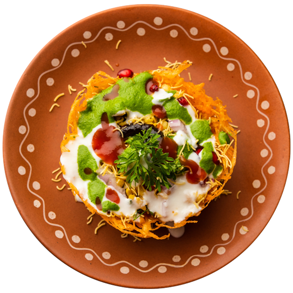 Aloo tokri chaat